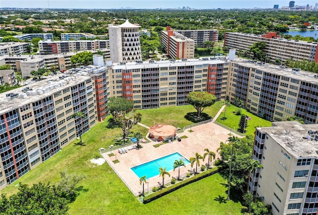 1750 NE 191st St Unit 100-1, Miami, FL 33179 - view of urban area with a pool area