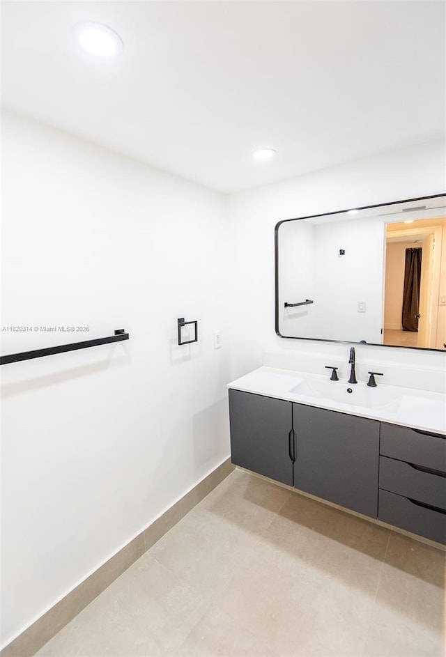 1750 NE 191st St Unit 100-1, Miami, FL 33179 - bathroom with vanity and recessed lighting