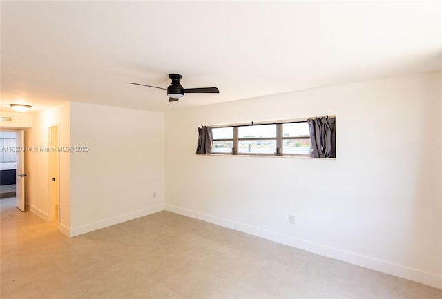1750 NE 191st St Unit 100-1, Miami, FL 33179 - unfurnished room featuring a ceiling fan and baseboards
