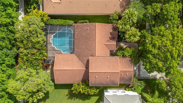 1971 Landing Way, Weston, FL 33326 - view from above of property with a pool