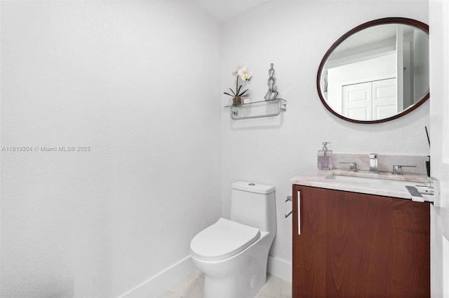 18062 NW 74th Ct, Hialeah, FL 33015 - half bath with vanity and marble look tiles