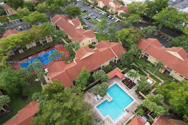 953 Coral Club Dr Unit 953, Coral Springs, FL 33071 - drone / aerial view of a pool