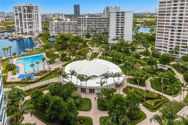 2500 Parkview Dr Unit 1717, Hallandale Beach, FL 33009 - view of urban area featuring a nearby body of water