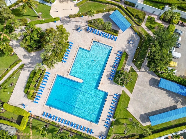2500 Parkview Dr Unit 1717, Hallandale Beach, FL 33009 - view of property location with a pool area
