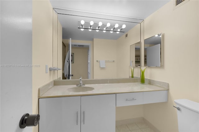 2500 Parkview Dr Unit 1717, Hallandale Beach, FL 33009 - bathroom featuring vanity and tile patterned flooring
