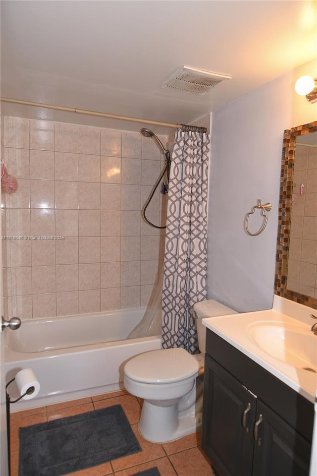 7125 NW 186th St Unit B311, Hialeah, FL 33015 - bathroom featuring vanity, tile patterned flooring, and shower / bath combo with shower curtain