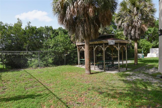 7125 NW 186th St Unit B311, Hialeah, FL 33015 - view of yard featuring a gazebo