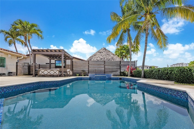 2085 Ixora Rd, North Miami, FL 33181 - view of pool featuring a fenced backyard