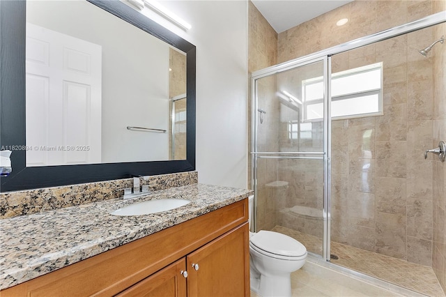 17038 N 61st Pl N, Loxahatchee, FL 33470 - bathroom with a stall shower and vanity