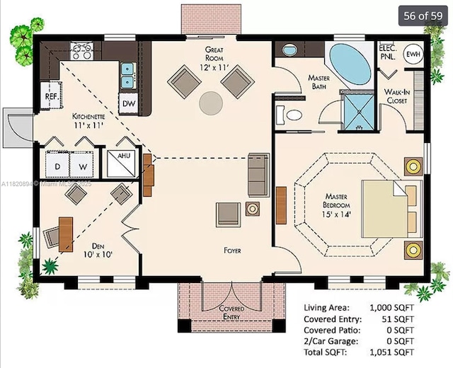 17038 N 61st Pl N, Loxahatchee, FL 33470 - view of property floor plan