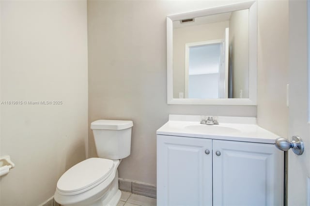 9741 SW 12th St, Pembroke Pines, FL 33025 - half bath with vanity and tile patterned floors