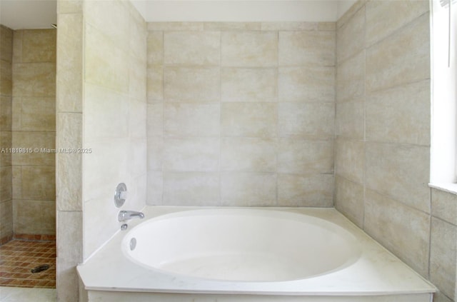 9741 SW 12th St, Pembroke Pines, FL 33025 - bathroom featuring a bath and a tile shower