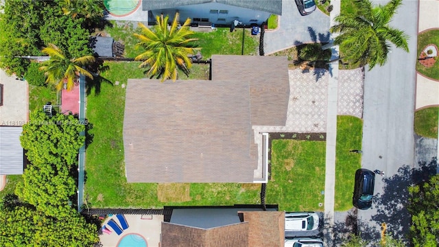 9741 SW 12th St, Pembroke Pines, FL 33025 - aerial view of a pool area