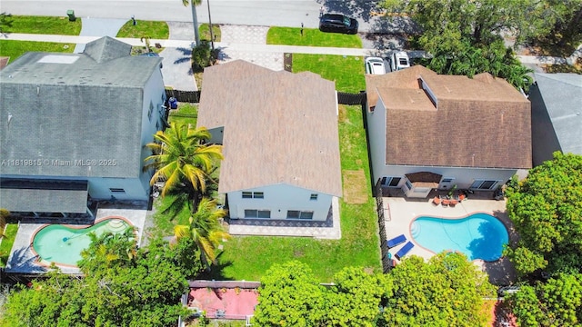 9741 SW 12th St, Pembroke Pines, FL 33025 - aerial view of a pool