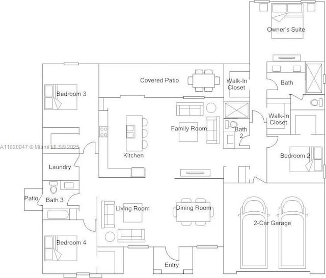 16932 SW 291st St, Homestead, FL 33030 - view of property floor plan
