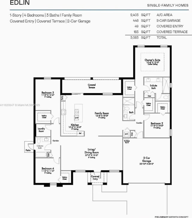 16932 SW 291st St, Homestead, FL 33030 - view of room layout