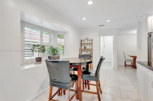 5655 NW 86th Ave, Coral Springs, FL 33067 - dining area featuring recessed lighting and light tile patterned flooring