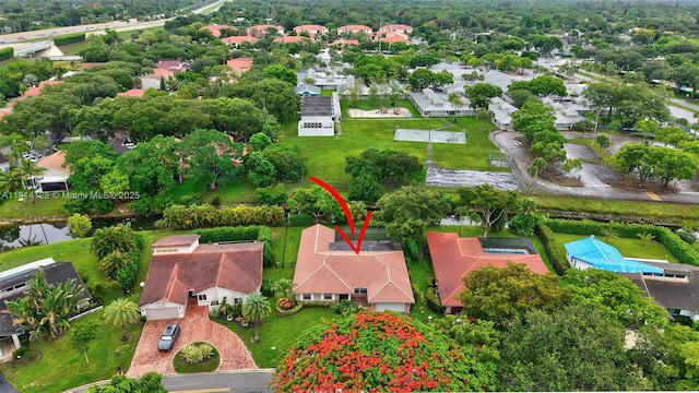 5655 NW 86th Ave, Coral Springs, FL 33067 - aerial view of residential area featuring a nearby body of water