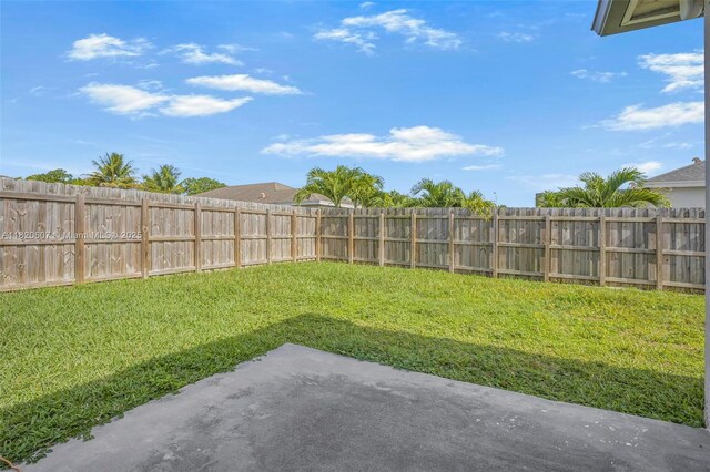 31671 SW 190th Ct, Homestead, FL 33030 - fenced backyard featuring a patio