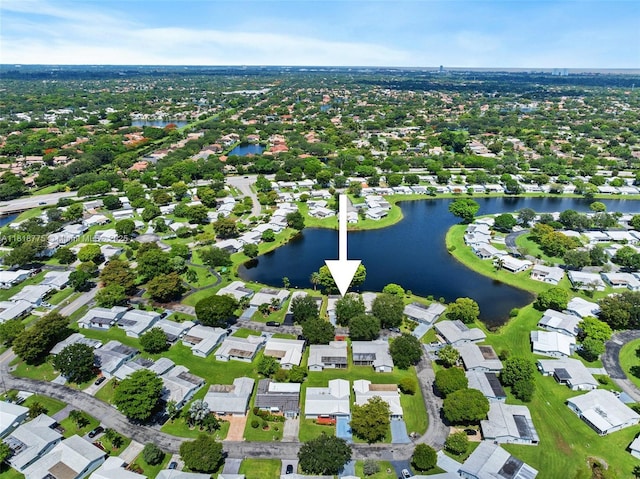 1081 NW 89th Ave, Plantation, FL 33322 - aerial perspective of suburban area featuring a nearby body of water