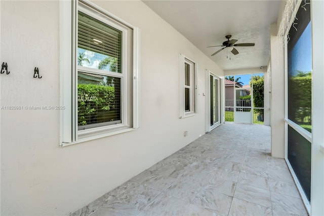 1753 Aspen Ln, Weston, FL 33327 - view of patio / terrace with a ceiling fan