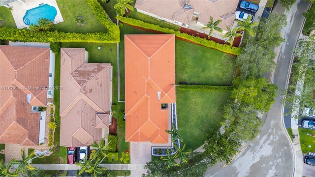 1753 Aspen Ln, Weston, FL 33327 - bird's eye view of a pool area