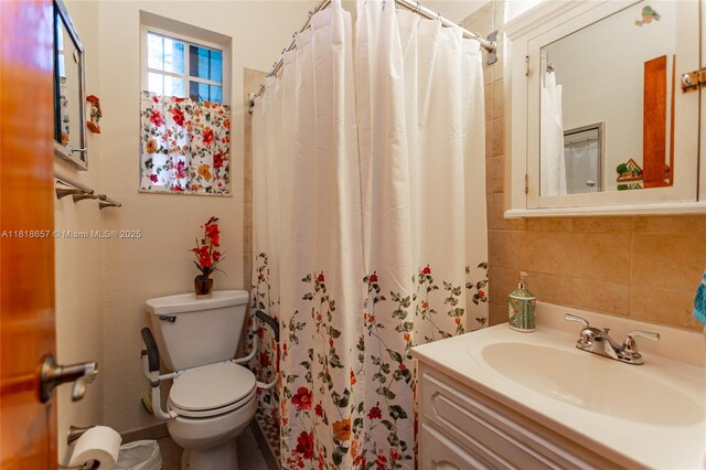 7110 SW 13th Ter, Miami, FL 33144 - bathroom with vanity and a shower with curtain