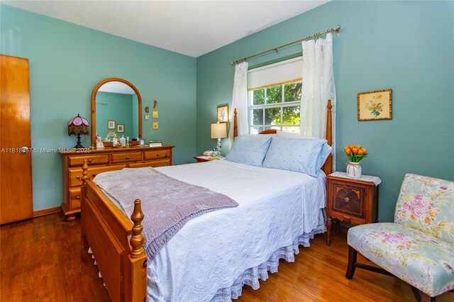 7110 SW 13th Ter, Miami, FL 33144 - bedroom featuring wood finished floors