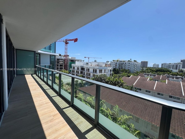 9901 W Bay Harbour Dr Unit 605, Bay Harbor Islands, FL 33154 - balcony featuring a view of city