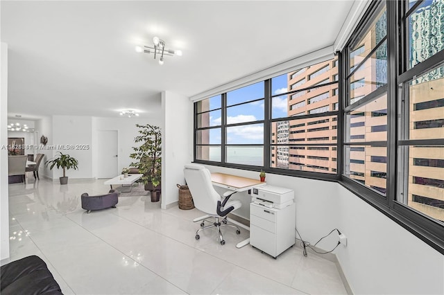 999 Brickell Bay Dr Unit 711, Miami, FL 33131 - tiled office space featuring plenty of natural light