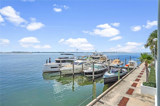 999 Brickell Bay Dr Unit 711, Miami, FL 33131 - dock with a water view