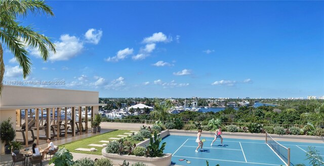 2901 NE 9th Ct Unit 6A, Fort Lauderdale, FL 33384 - view of tennis court