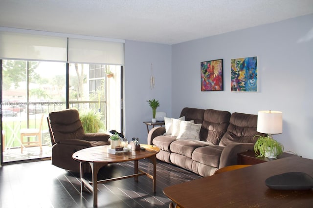 8015 SW 107th Ave Unit 220, Miami, FL 33173 - living room with wood finished floors