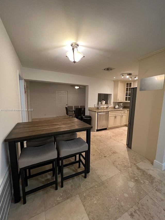 3338 Taft St, Hollywood, FL 33021 - dining space featuring baseboards