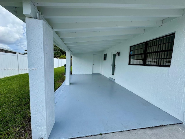 6213 NW 9th St, Margate, FL 33063 - view of patio featuring a carport