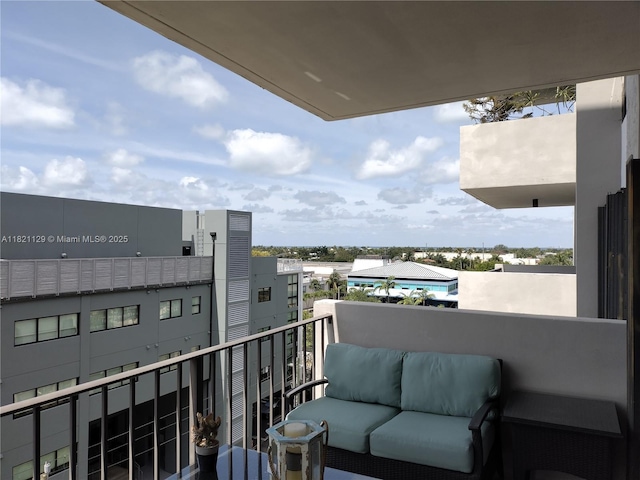 575 Crandon Blvd Unit 706, Key Biscayne, FL 33149 - balcony featuring an outdoor living space