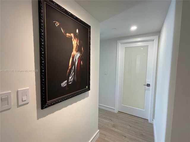 20191 E Country Club Dr Unit 1903, Aventura, FL 33180 - hall with wood finished floors and recessed lighting