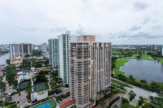 20191 E Country Club Dr Unit 1903, Aventura, FL 33180 - view of building exterior with a water view and a city view