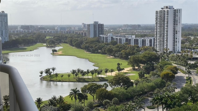 20191 E Country Club Dr Unit 1903, Aventura, FL 33180 - water view featuring nearby urban area and a golf course