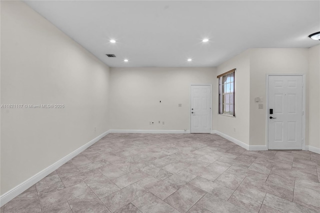 13227 SW 42nd St Unit 8103, Miramar, FL 33027 - spare room with recessed lighting and baseboards