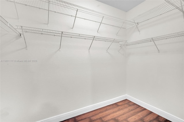 13227 SW 42nd St Unit 8103, Miramar, FL 33027 - spacious closet with dark wood-style floors