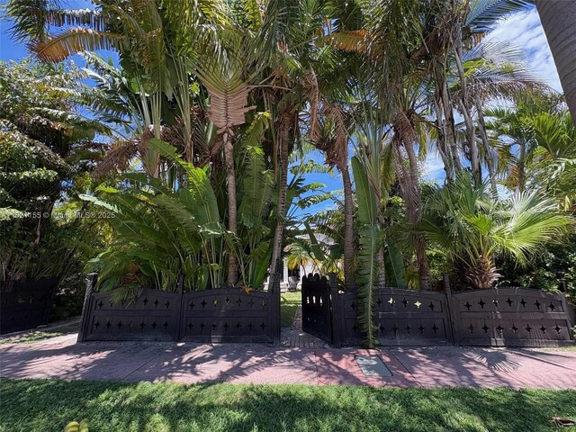 3767 Royal Palm Ave, Miami Beach, FL 33140 - view of yard with a gate