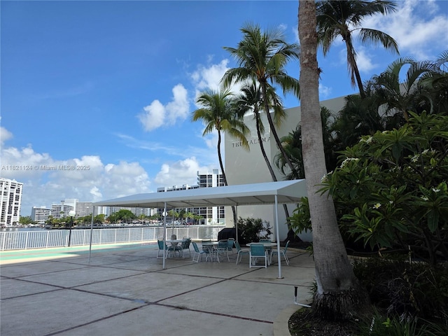 3800 S Ocean Dr Unit 425, Hollywood, FL 33019 - view of patio featuring outdoor dining space