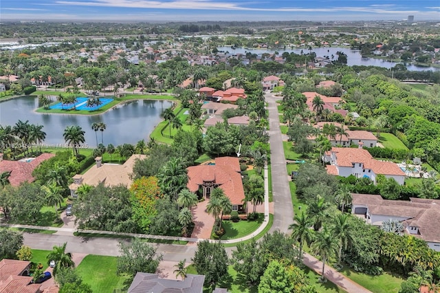 15093 SW 16th St, Davie, FL 33326 - aerial view of residential area featuring a nearby body of water