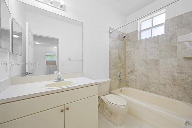 7633 NW 114th Path Unit 7633, Doral, FL 33178 - bathroom featuring shower / bath combination, vanity, and tile patterned floors