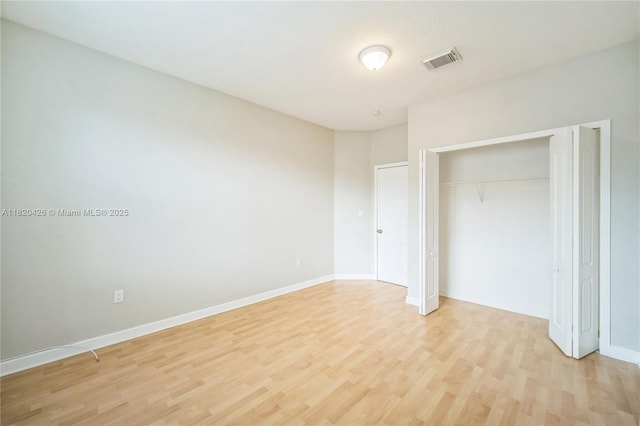 16313 SW 66th St, Miami, FL 33193 - unfurnished bedroom with light wood-type flooring and a closet