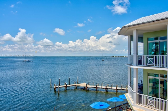 104000 Overseas Hwy Unit 5, Key Largo, FL 33037 - dock area featuring a water view