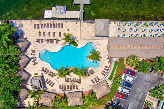 104000 Overseas Hwy Unit 5, Key Largo, FL 33037 - bird's eye view of a pool