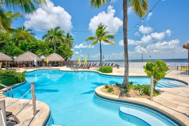 104000 Overseas Hwy Unit 5, Key Largo, FL 33037 - community pool featuring a gazebo and a patio area