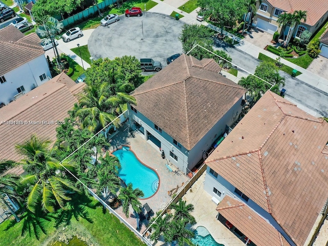 5343 NW 111th Ct, Doral, FL 33178 - bird's eye view of a pool area